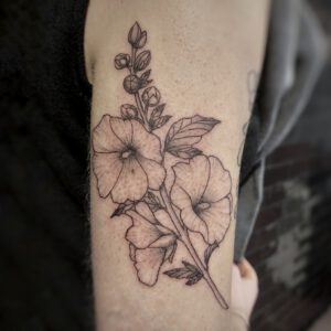 Flower Tattoo by Yara Verhoeve