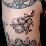 Blueberry Tattoo by Yara Verhoeve