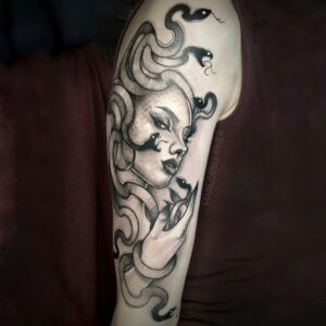 Medusa Tattoo by Marloes Lupker