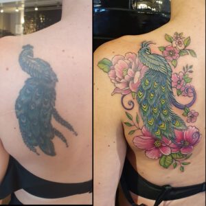 Monica Oud @monicastattoos Tattoo Artist Tattoo Artiest Amsterdam Cover-Up Specialist Rework Specialist Litteken Tattoo Artiest Ink & Intuition Tattoo Studio Amsterdam