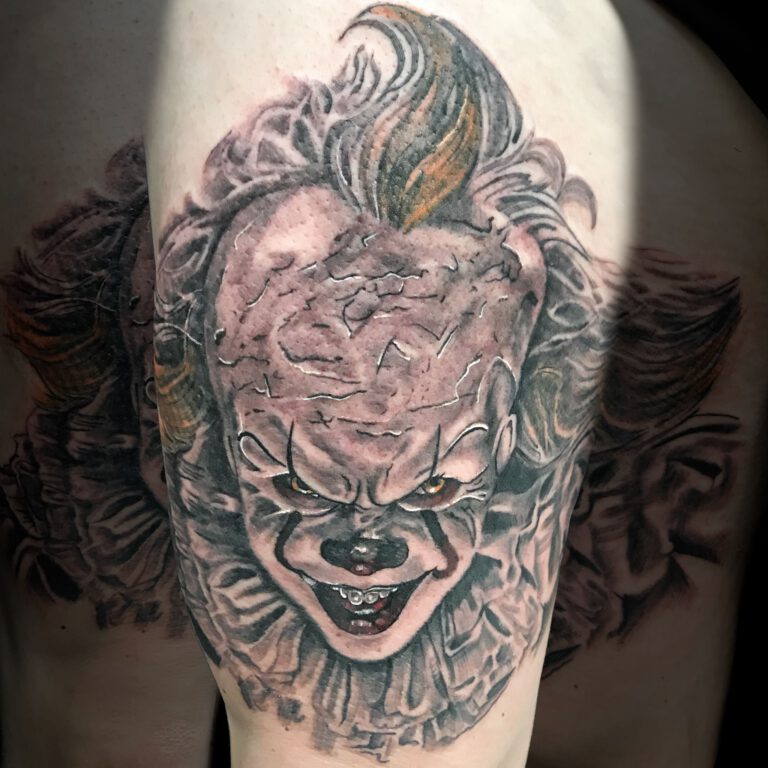It Clown tattoo