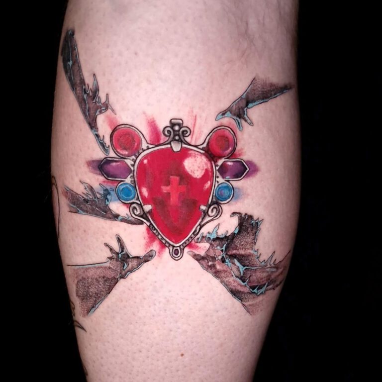 Gemstone tattoo by Samalandra