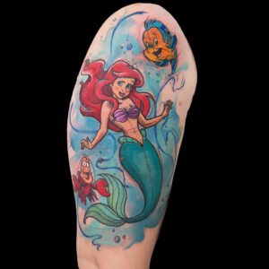 The Little mermaid tattoo