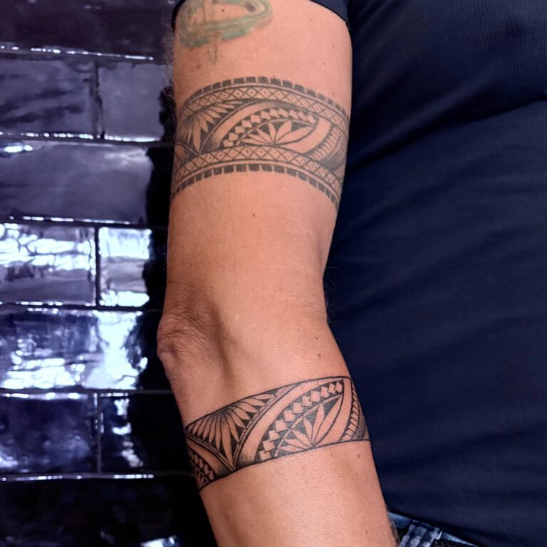 maori arm band tattoo by Cleo Vlaming
