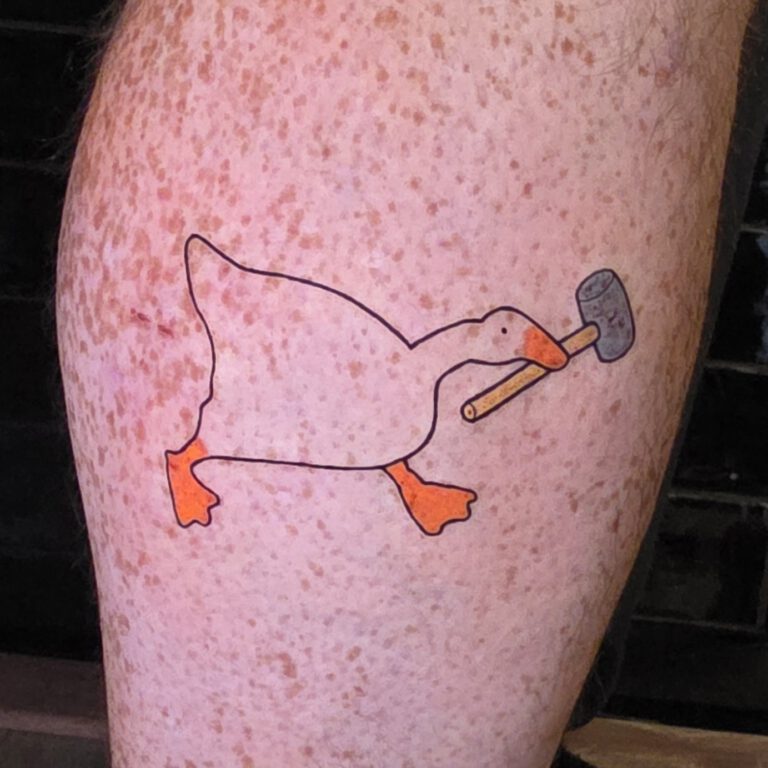 Hammer Goose Tattoo